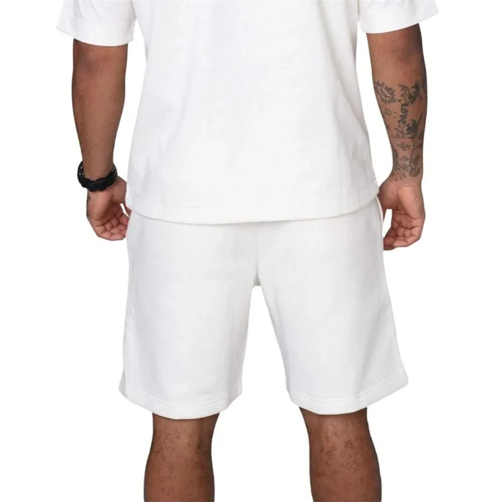 Blank Essentials Mens Fleece Sweat Shorts / Off White